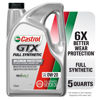 Picture of Castrol 15E725 GTX Full Synthetic 0W-20 Motor Oil, 5 Quarts