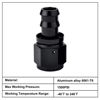 Picture of EVIL ENERGY 12AN Straight Push Lock Hose Fitting End Black