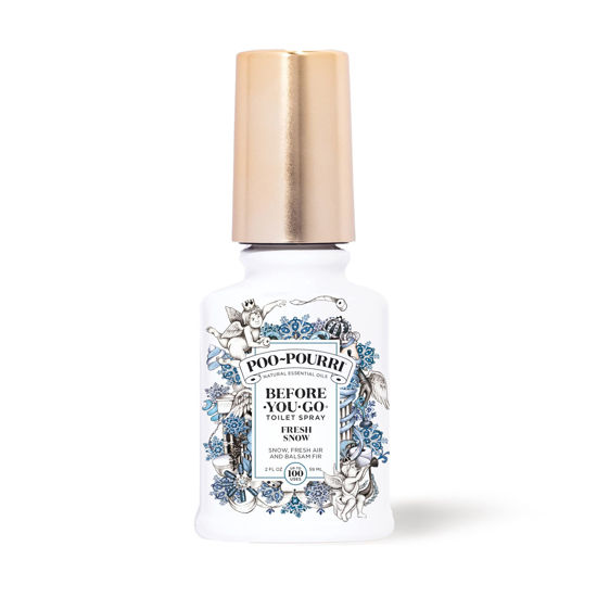 Picture of Poo Pourri Toilet Spray, Fresh Snow + Fresh Air + Balsam Fir, 2 Fl Oz