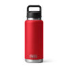 Picture of YETI Rambler 36 oz Bottle, Vacuum Insulated, Stainless Steel with Chug Cap, Rescue Red