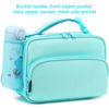 Picture of FlowFly Kids Lunch box Insulated Soft Bag Mini Cooler Back to School Thermal Meal Tote Kit for Girls, Boys,light blue