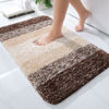 Picture of OLANLY Luxury Bathroom Rug Mat, Extra Soft and Absorbent Microfiber Bath Rugs, Non-Slip Plush Shaggy Bath Carpet, Machine Wash Dry, Bath Mats for Bathroom Floor, Tub and Shower, 30x20, Brown