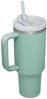 Picture of Stanley Quencher H2.0 FlowState Stainless Steel Vacuum Insulated Tumbler with Lid and Straw for Water, Iced Tea or Coffee, Smoothie and More, Eucalyptus, 40 oz