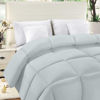 Picture of Utopia Bedding Comforter Duvet Insert - Quilted Comforter with Corner Tabs - Box Stitched Down Alternative Comforter (Queen, Light Grey)