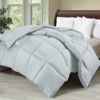 Picture of Utopia Bedding Comforter Duvet Insert - Quilted Comforter with Corner Tabs - Box Stitched Down Alternative Comforter (Queen, Light Grey)