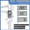 Picture of Simhevn Electronic Digital Calipers,inch/mm/Fraction,Conversion,LCD Screen displays 0-6"Caliper Measuring Tool, Automatic Shutdown, Suitable for DIY/Jewelry Measurement (150mm inch/mm/Fraction)