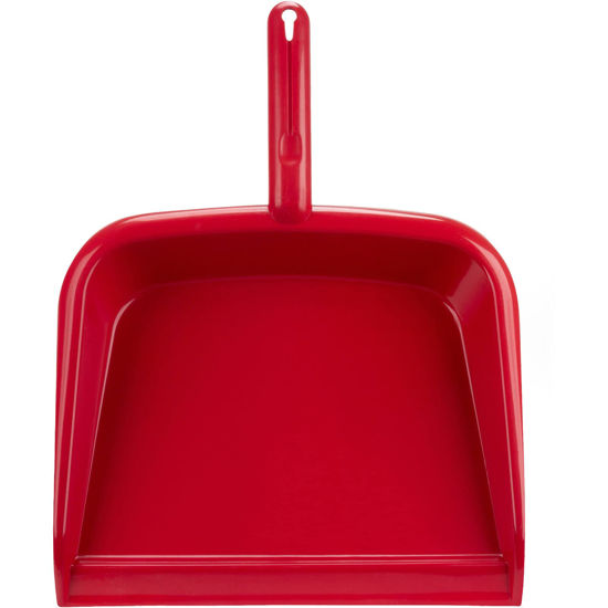 Picture of SPARTA 361440EC05 Plastic Handheld, Dustpan With Wide Lip For Home, Restaurant, Lobby, Office, 10 Inches, Red