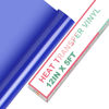 Picture of HTVRONT HTV Vinyl Rolls Heat Transfer Vinyl - 12" x 5ft Blue HTV Vinyl for Shirts, Iron on Vinyl for All Cutter Machine - Easy to Cut & Weed for Heat Vinyl Design (Royal Blue)