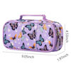 Picture of Choco Mocha Butterfly Pencil Case for Girls Pencil Box for Girls Pencil Pouch for Girls Pencil Case for Kids Pencil Bag for School Kindergarten Preschool Zipper Organizer Soft Cute Small Gift Purple