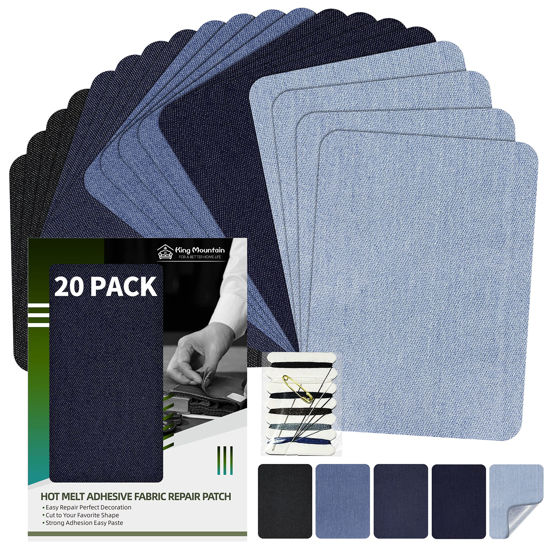 Healifty Healifty 13Pcs Iron On Denim Patches Sewing Repair Patches Jeans  Patch Iron on Inside for Clothing Jeans and DIY Repair(Random Colors) :  Amazon.in: Home & Kitchen