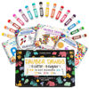 Picture of Washable Shimmer & Regular Dot Markers - 16 Pack Downloadable Activity Sheets For Kids, Toddler Art Activities, Preschool Children Arts Crafts Supplies Kit, Bingo Daubers Dabbers Dobbers, Dauber Dawgs