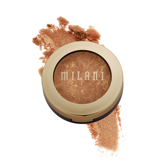 Picture of Milani Baked Bronzer - Dolce, Cruelty-Free Shimmer Bronzing Powder to Use For Contour Makeup, Highlighters Makeup, Bronzer Makeup, 0.25 Ounce