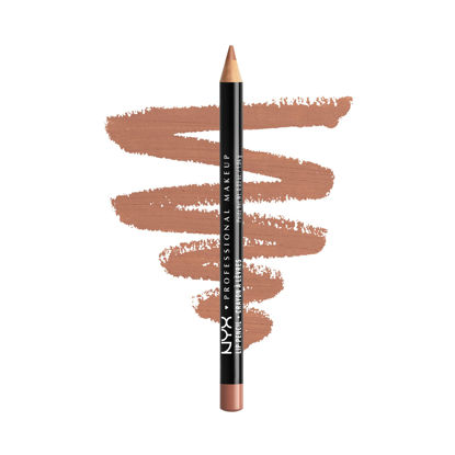 Picture of NYX PROFESSIONAL MAKEUP Slim Lip Pencil, Long-Lasting Creamy Lip Liner - Natural