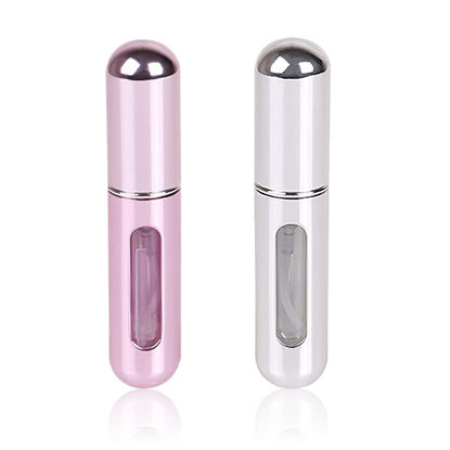 Picture of ROSARDEN Travel Mini perfume Refillable Atomizer Container, Pocket Travel Size Cologne Sprayer, Perfume Scent Pump Case, Fragrance Empty spray bottle for Traveling and Outgoing 5ml (2Pcs)