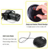 Picture of 52mm Lens Cap for Nikon D850 D7500 D3500 Camera with AF-S 18-55mm lens，Canon EOS 90D , Rebel T7, 200d ii Camera w/ EF-M 55-200mm 18-55mm Lens，Snoy E w/ Sigma 30mm F1.4 Contemporary DC DN Lens（2 Pack）