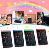 Picture of 4 Pcs LCD Writing Tablet Doodle Board Electronic Toy 8.5 Inch LCD Writing Board Electronic Tablet Writing Erasable Drawing Pad Reusable Writing Pad for Kids (Blue, Red, Green, Pink)