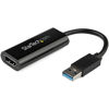 Picture of StarTech.com USB 3.0 to HDMI Adapter - 1080p (1920x1200) - Slim/Compact USB Type-A to HDMI Display Adapter Converter for Monitor - External Video & Graphics Card - Black - Windows Only (USB32HDES)