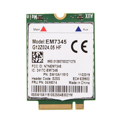 Picture of Module Card, EM7345 04X6014 4G LTE WWAN Card Module for Thinkpad X250 X1C W550 T450 X240 T440