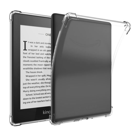 Picture of KEEXYICC Clear Case Fit for Kindle Paperwhite (10th Generation, 2018) 6" Transparent Cover, Ultra-Thin Protective Back Shell with Thick Corners for Kindle Paperwhite 4 (10th Gen)