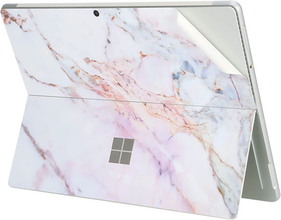 Picture of Digi-Tatoo Ultra Thin Protective Tablet Cover Skin Decal Sticker for Microsoft Surface Pro 9 (2022 Release), Easy Apply, Anti-Scratch, Residue Free Vinyl Skin [Cracked Marble]