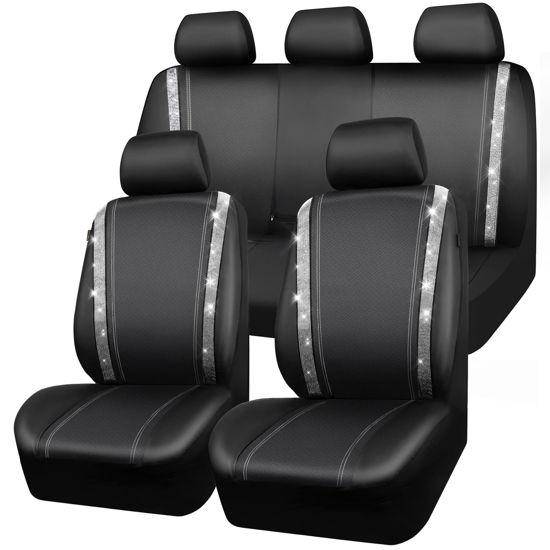 Bling headrest clearance covers