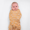 Picture of HALO 100% Cotton Sleepsack Swaddle, 3-Way Adjustable Wearable Blanket, TOG 1.5, Serengeti Zebra, Small, 3-6 Months