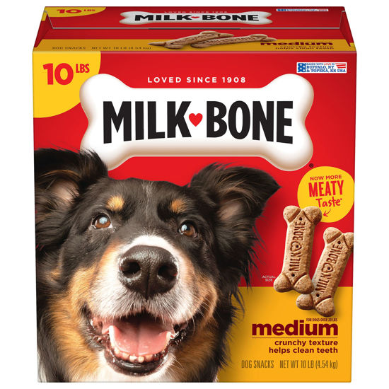 Picture of Milk-Bone Original Dog Biscuits, Medium Crunchy Dog Treats, 10 Pound