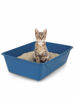 Picture of Petmate Litter Pan, Blue/Gray, Small