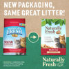 Picture of Naturally Fresh Cat Litter - Walnut-Based Quick-Clumping Kitty Litter, Unscented, Multi-Cat, 14 lb