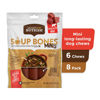 Picture of Rachael Ray Nutrish Soup Bones Minis Dog Treats, Beef & Barley Flavor, 6 Mini Bones (Pack of 8)