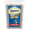 Picture of TEMPTATIONS Jumbo Stuff Crunchy and Soft Cat Treats, Savory Salmon Flavor, 14 oz. Tub