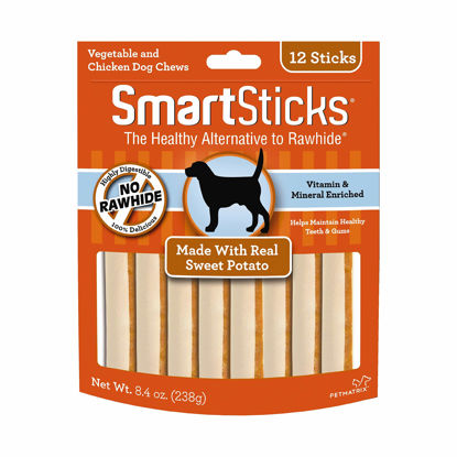 Picture of SmartBones SmartSticks, Treat Your Dog to a Rawhide-Free Chew Made With Real Meat and Vegetables