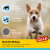 Picture of Glad for Pets Activated Charcoal Dog Training Pads, Small Size 17.5" x 23.5" | Odor Absorbing, Pee Pads for Dogs | Perfect for Training New Puppies, Grey, 120 Count