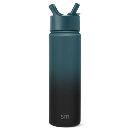 Simple Modern Summit Water Bottles with Reusable Straw Lid, BPA Free, Hydro Insulated Thermal Flask for Hot or Cold Drinks 415/530/650/945ml