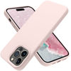 Picture of OTOFLY Designed for iPhone 14 Pro Case, Silicone Shockproof Slim Thin Phone Case for iPhone 14 Pro 6.1 inch (Chalk Pink)