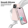 Picture of OTOFLY Designed for iPhone 14 Pro Case, Silicone Shockproof Slim Thin Phone Case for iPhone 14 Pro 6.1 inch (Chalk Pink)