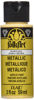 Picture of FolkArt Metallic Acrylic Paint in Assorted Colors (2 Ounce), 676 Inca Gold