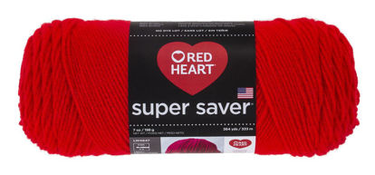 Picture of RED HEART Super Saver Yarn, Hot Red