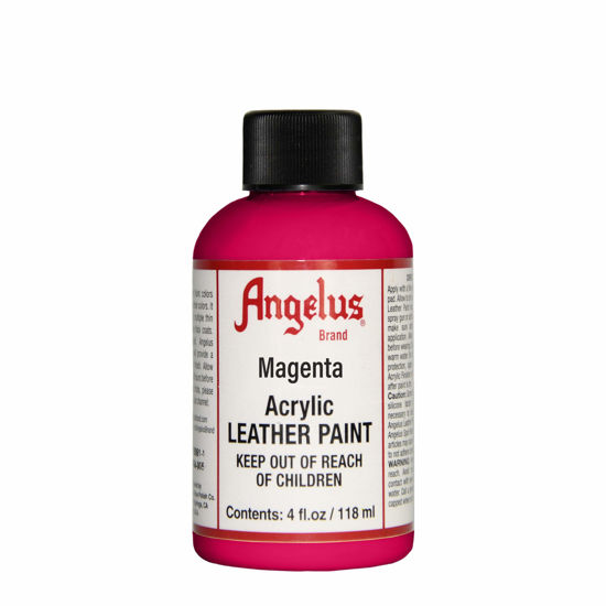 Picture of Angelus Acrylic Leather Paint, 4 Fl Oz (Pack of 1), Magenta