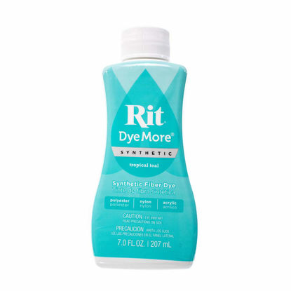 Picture of Synthetic Rit Dye More Liquid Fabric Dye - Wide Selection of Colors - 7 Ounces - Tropical Teal