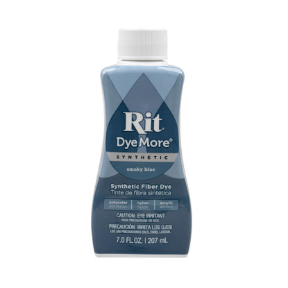 Picture of Synthetic Rit Dye More Liquid Fabric Dye - Wide Selection of Colors - 7 Ounces - Smoky Blue