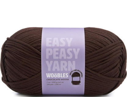 The Woobles Easy Peasy Yarn, Crochet & Knitting Yarn for Beginners with  Easy-to-See Stitches - Yarn for Crocheting - Worsted Medium #4 Yarn 