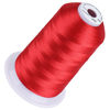 Picture of Simthread Embroidery Thread 5500 Yards Red 800, 40wt 100% Polyester for Brother, Babylock, Janome, Singer, Pfaff, Husqvarna, Bernina Machine