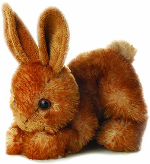 Picture of Aurora® Adorable Mini Flopsie™ Bitty Bunny™ Stuffed Animal - Playful Ease - Timeless Companions - Brown 8 Inches