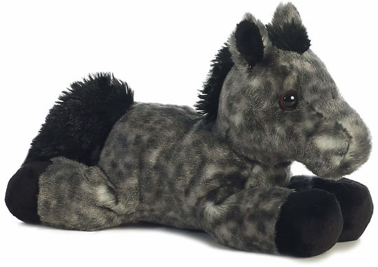 Picture of Aurora® Adorable Mini Flopsie™ Storm™ Stuffed Animal - Playful Ease - Timeless Companions - Gray 8 Inches