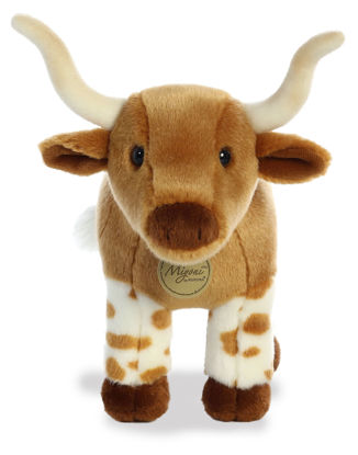 Picture of Aurora® Adorable Miyoni® Longhorn Stuffed Animal - Lifelike Detail - Cherished Companionship - Brown 11 Inches