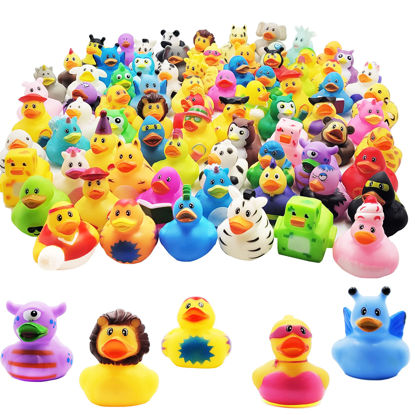 3Pcs Baby Bath Toy Set for Babies Stacking Cups Rubber Duck Floating Toys Fishing  Net Bathtub Figures Pool Bath Games for Boy Girl Baby Kid 1 2 3 4 Years Old  