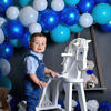 Picture of PartyWoo Blue Balloons, 50 pcs 12 Inch Pearl Azure Blue Balloons, Latex Balloons for Balloon Garland Arch as Party Decorations, Birthday Decorations, Wedding Decorations, Boy Baby Shower Decorations