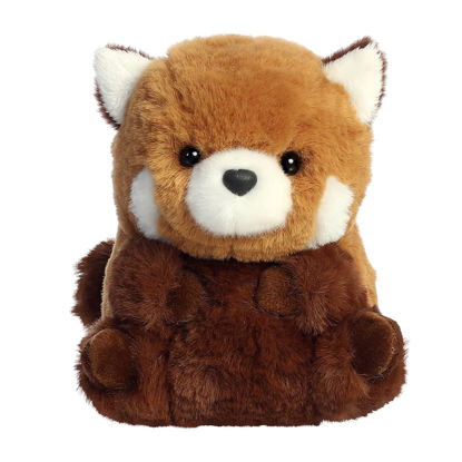 Picture of Aurora® Round Rolly Pet™ AKI Red Panda™ Stuffed Animal - Adorable Companions - On-The-Go Fun - Brown 5 Inches