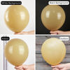 Picture of PartyWoo Tan Balloons, 140 pcs Boho Tan Balloons Different Sizes Pack of 18 Inch 12 Inch 10 Inch 5 Inch Light Brown Balloons for Balloon Garland or Balloon Arch as Birthday Party Decorations, Tan-F19